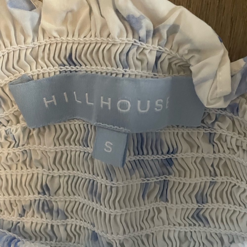 Hill House Blue and White Long Sleeve Dress - Picture 3 of 3